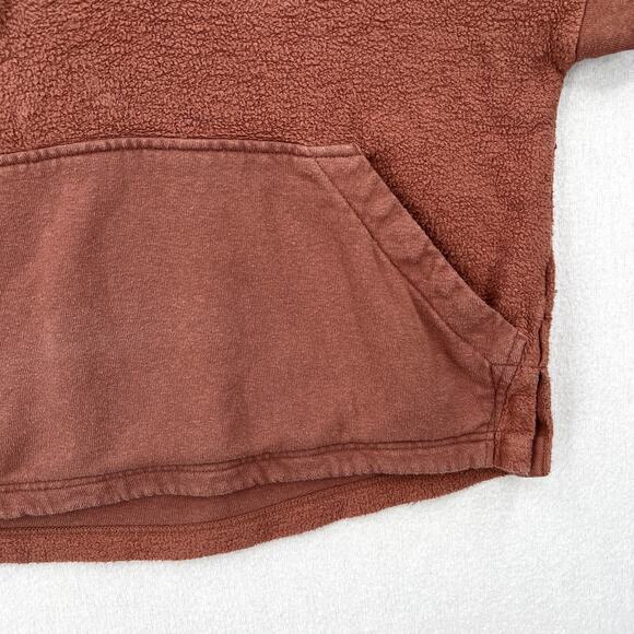 REI Wallace Lake Fleece Pullover Womens Small Rose Sunfade Clay Hemp Funnel Neck - Picture 14 of 16